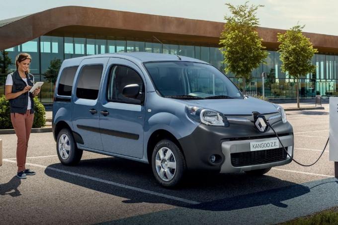 Opinião lateral de Renault Kangoo Electric Front Cross