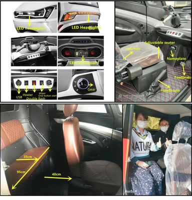 da bateria adulta do triciclo 80Ah LiFePo4 da roda de 60V 1500W 3 passageiro elétrico Trike