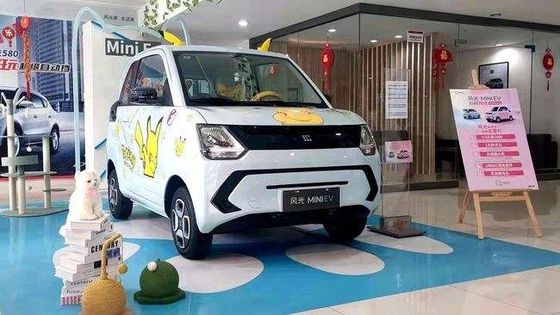 Carro elétrico dos assentos 100km/H SUV da porta 4 de Dongfeng FENGON Mini Electric Cars 3