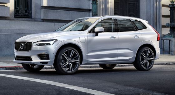 4 carros elétricos médios 4WD 180Km/H Max Power 184KW Volvo XC60 B5 das rodas