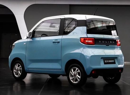 120 km de alcance Wuling Veículos Elétricos RWD 3 Portas 2 Caixas 4 Lugares Minicarro Elétrico