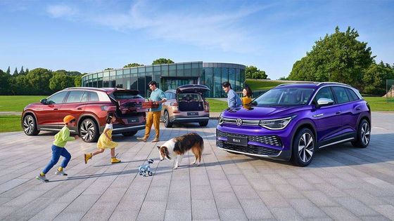 Longa distância dos carros elétricos 617km da VW ID6X veículos elétricos puros 160km/h de SUV da grande