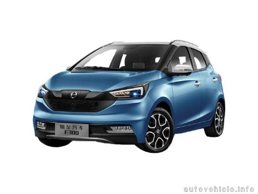 sedan 302km NEDC do carro do carro elétrico JMC EV3 New Energy EV de velocidade 100km/h rápida