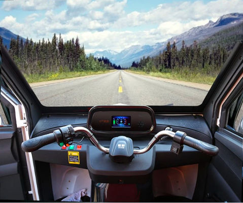 O triciclo elétrico da roda de Jinpeng CX 1000W três completo fechou a cabine 3 Seater 27km/h