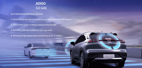 lítio Ion Battery do carro do sedan de Seater das portas 5 do carro elétrico 5 de 110km/H GAC AION