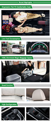 MPV elétrico compacto com tração nas quatro rodas 7 lugares GAC Trumpchi M6 270T Manual Elite Edition