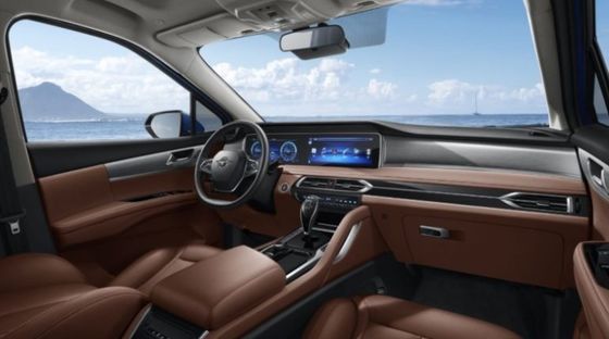 Escala de elevado desempenho 500km do carro elétrico MPV do passageiro dos assentos de Haima 7X-E 7