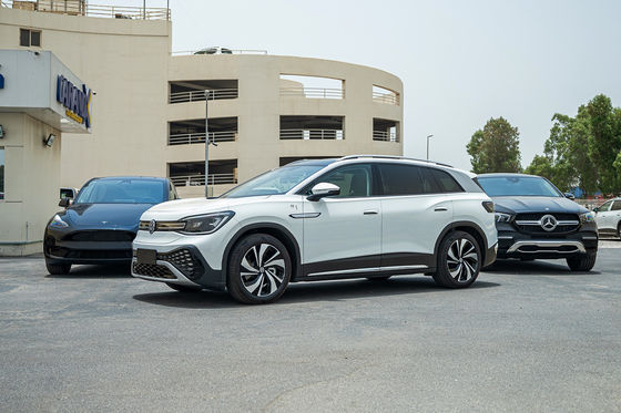 identificação 6 Crozz Pure+ 7 Seater SUV elétrico de Volkswagen dos carros da longa distância EV de 601km