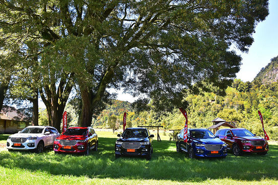 110km 4 carros elétricos GWM Haval H6 DHT PHEV da movimentação da roda obstruem em veículos híbridos