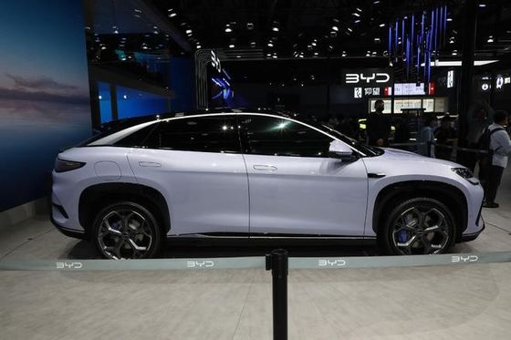 Elegante BYD Sea Lion 07 EV Veículo de energia nova com bateria de lâmina