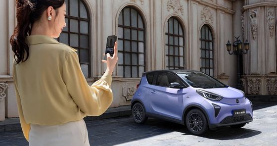 Chery New Energy Little Ant Mini EV Carros Multicolor com 100km/h de velocidade