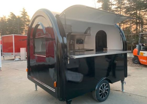 Outdoor Burger Factory Catering Mobile Fast Food Trailer com cozinha de aço inoxidável