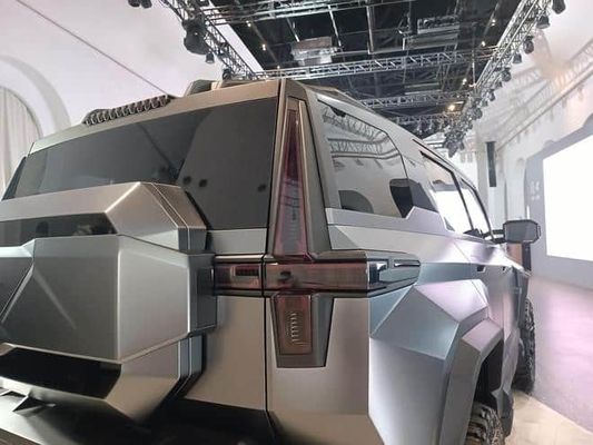 Grande carro EV em Dongfeng Mengshi M-Hero 917 EV A produção começou 1000 HP 505 Km alcance sob o capô