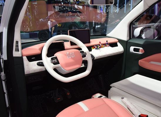 Smart Mini Ev Car Chery Mini Elétrico 4 Rodas QQ Ice Cream 3 Portas 4 Assentos 2023