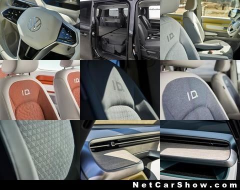 VW clássico autocaravana MPV Volkswagen ID Buzz. 2023 robort elétrico grande espaço prático para famílias