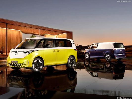 VW clássico autocaravana MPV Volkswagen ID Buzz. 2023 robort elétrico grande espaço prático para famílias