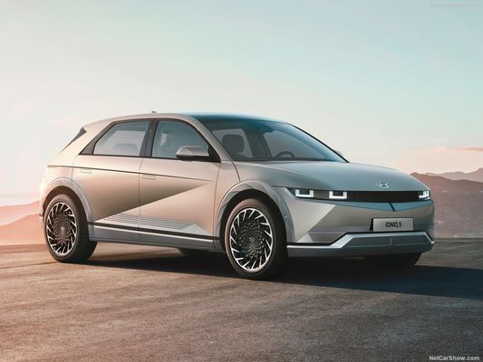 nova família de carros totalmente elétricos da Hyundai Ioniq5 Charming, design futurista com alcance de 430 km