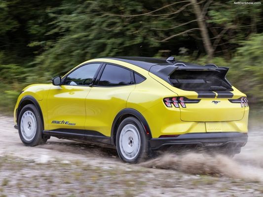 Suspensão de Rally única, Carro Familiar Fora Sentimento de Corrida no Ford Mustang Mach-E Rally (2024) 480 cavalos