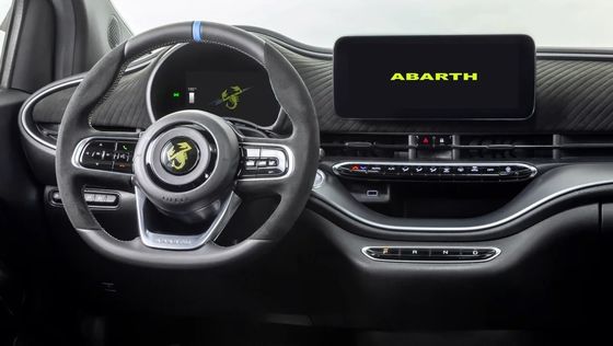 Lindo e desportivo no Abarth 500e Hot Hatchback Carro Elétrico tão divertido quanto a gasolina 152P.S Potência do motor
