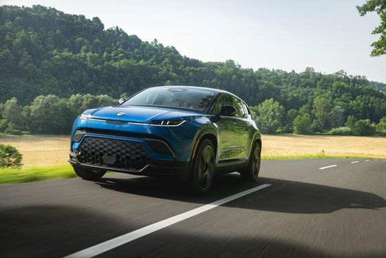 SUV elétrico da família Fisker Ocean com 556 cv/737Nm