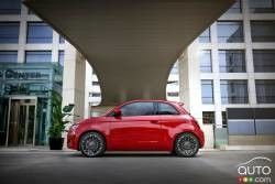 2024 FIAT 500e FWD Mini carros elétricos 42kwh bateria com 94mph velocidade máxima