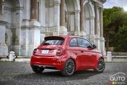 2024 FIAT 500e FWD Mini carros elétricos 42kwh bateria com 94mph velocidade máxima