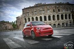 2024 FIAT 500e FWD Mini carros elétricos 42kwh bateria com 94mph velocidade máxima