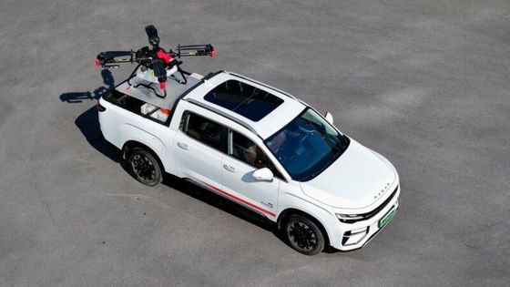 Novo caminhão elétrico 2024 Radar RD6 pickup de tração integral com 200 kW de potência e torque de 384 Nm