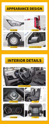 2024 Nova Vanvoiture Electrique Veículos de Nova Energia Carros Cargo Elétrico Mini Van Nova Gonow Shuailing 260km 60kw