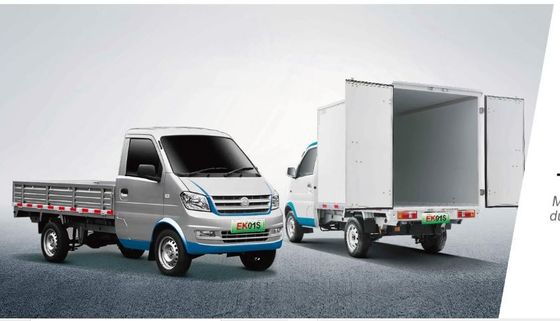 China Brand Electric Mini Truck com Van Ruichi Ek01s Capacidade de carga 720kg 6cbm Container, caminhão elétrico puro