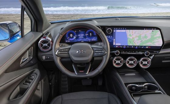 O primeiro SUV totalmente elétrico da Chevrolet, o Chevrolet Blazer EV 2024, oferece 557 cavalos de potência e 324 milhas de autonomia.