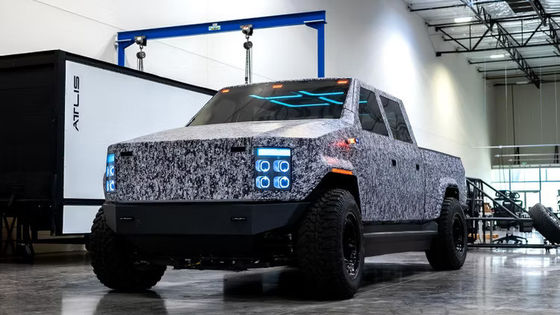 Atlis XT 100% caminhão elétrico puro com 125 KWh 250 KWh capacidade de bateria