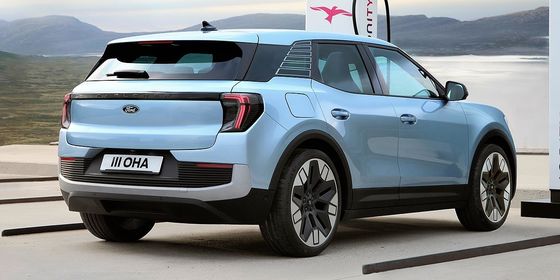 Crossover elétrico puro Ford Explorer com WLTP 380km alcance 9sec aceleração 0-100km/h