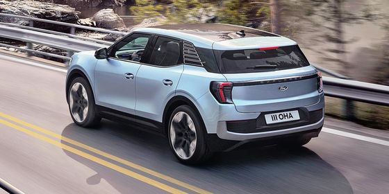 Crossover elétrico puro Ford Explorer com WLTP 380km alcance 9sec aceleração 0-100km/h