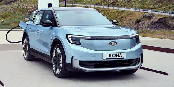 Crossover elétrico puro Ford Explorer com WLTP 380km alcance 9sec aceleração 0-100km/h