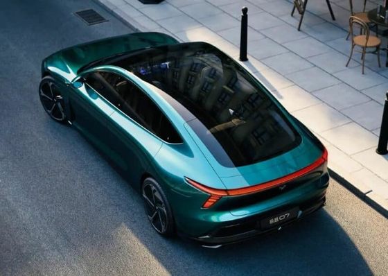 Mostra de Automóveis de Pequim mais quente Jiyue07 200kw Potência do motor 27w;S CAR ELÉTRICO PURO com velocidade máxima de 200km/h