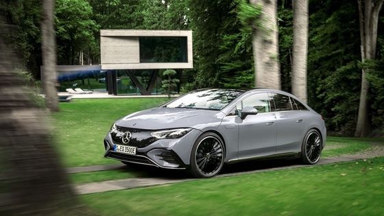 Novo SUV elétrico de 609km de longo alcance veículo elétrico Mercedes-Benz EQE 500 w350kw/408P.s potência do motor 5.1s aceleração 0-100km/h