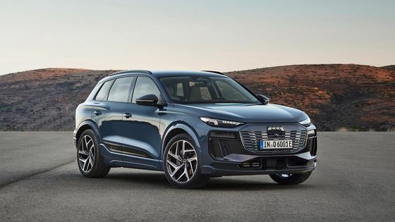 Longo alcance com carregamento super rápido de 270 kW e equipamento generoso no Audi Q6e-tron veículo elétrico puro 285kw de potência