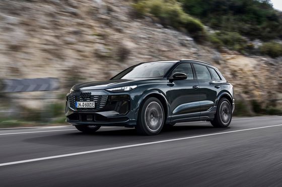 Longo alcance com carregamento super rápido de 270 kW e equipamento generoso no Audi Q6e-tron veículo elétrico puro 285kw de potência