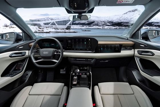 Longo alcance com carregamento super rápido de 270 kW e equipamento generoso no Audi Q6e-tron veículo elétrico puro 285kw de potência