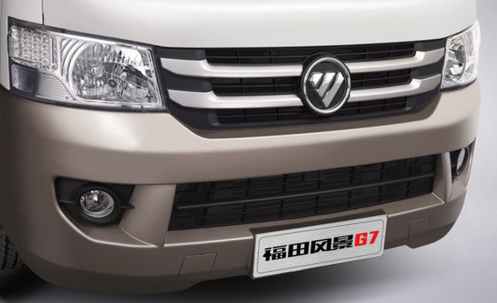 2 lugares 5.34m Pure Electric Long Axle Flat Top Truck Fechado 41.86kwh Bateria 227km alcance