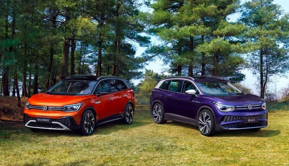 VW Id6 Crozz X Pure+ Lite dos veículos de 160km/h Volkswagen SUV PRO para adultos