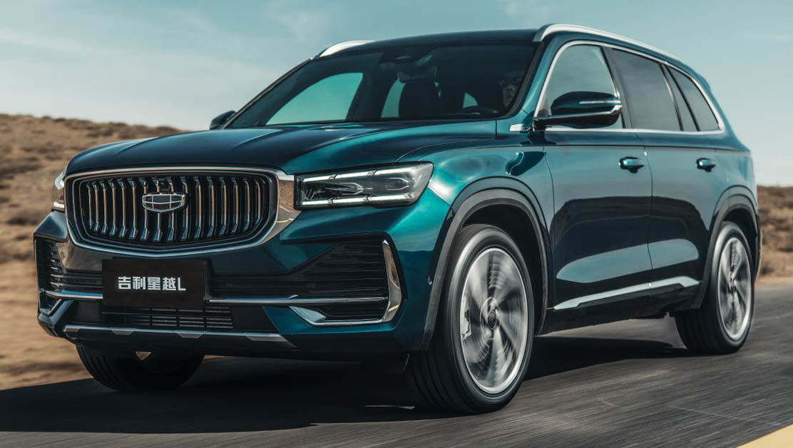 Geely Xingyue L veículos elétricos PHEV AWD de SUV deixou a movimentação o carro elétrico 215km/h