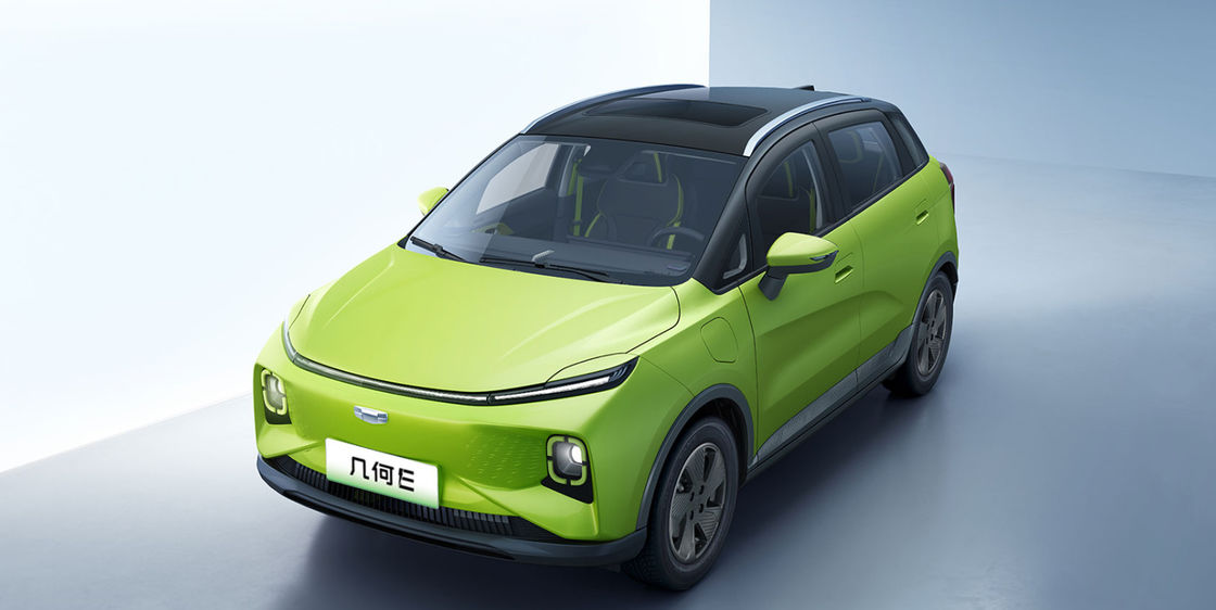 Geometria amigável pequena E 320km de Geely dos carros elétricos de SUV ECO 401km 5 portas 5 Seaters