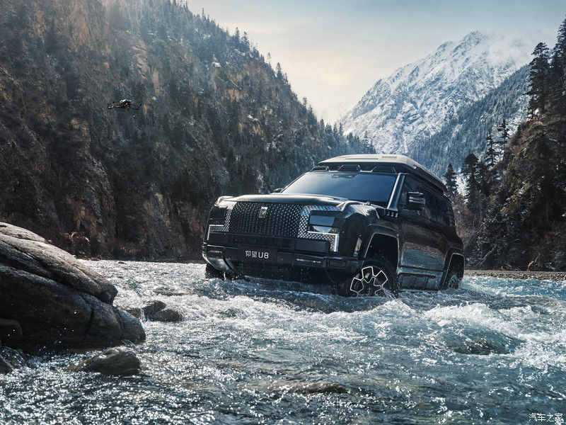 Pré-VENDIDA 2024 Beijing Auto Show BYD Yangwang U8 2024 Veículo de luxo off-road 1197hp 4Motor 4wd Carro elétrico Byd U8 híbrido